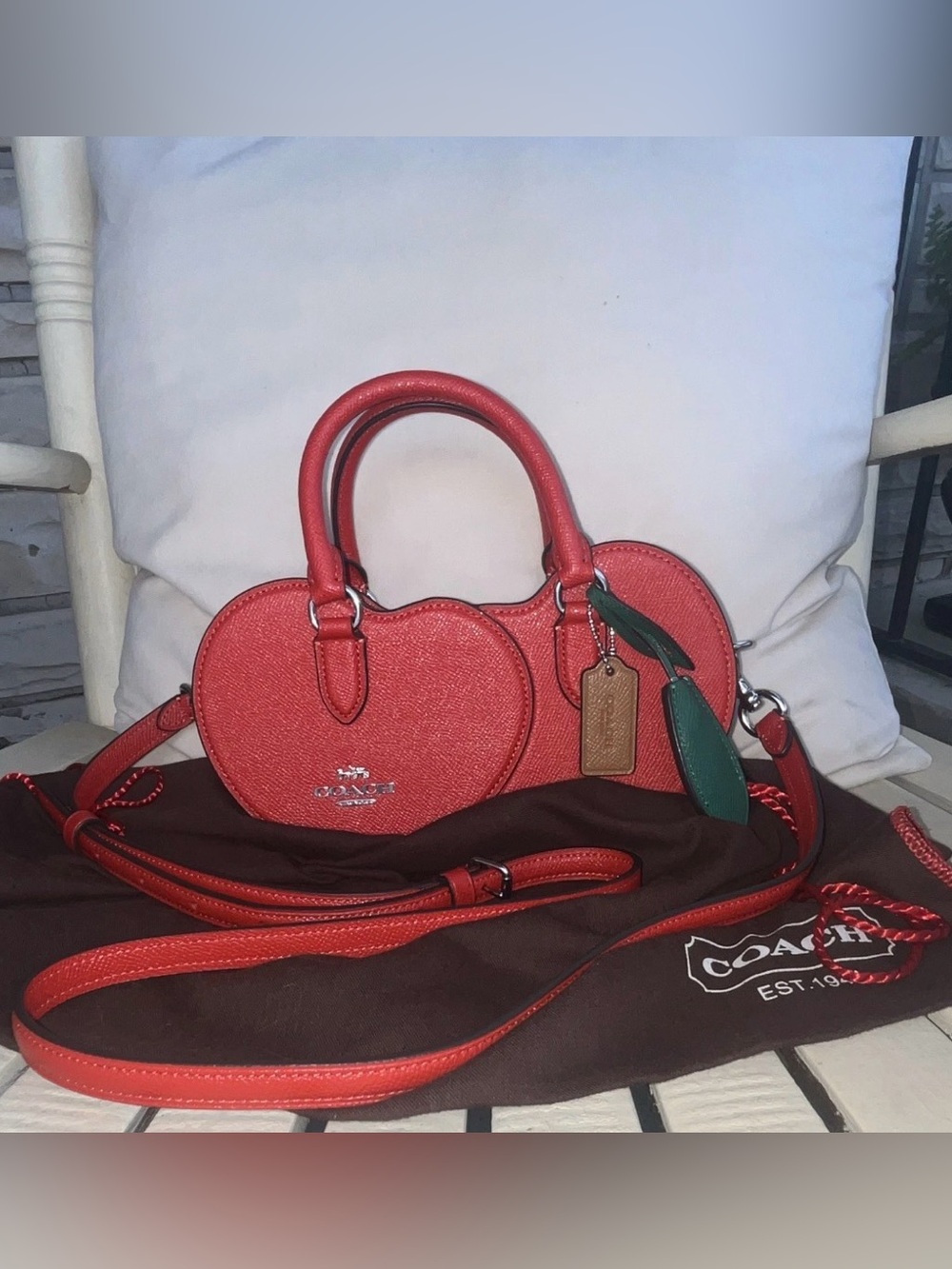 RARE Coach Cherry Crossbody CR249